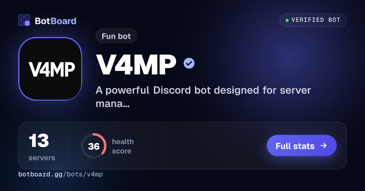 Share card for V4MP