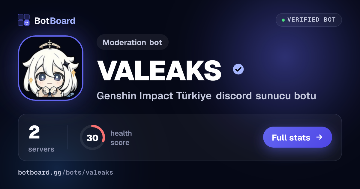 Share card for VALEAKS