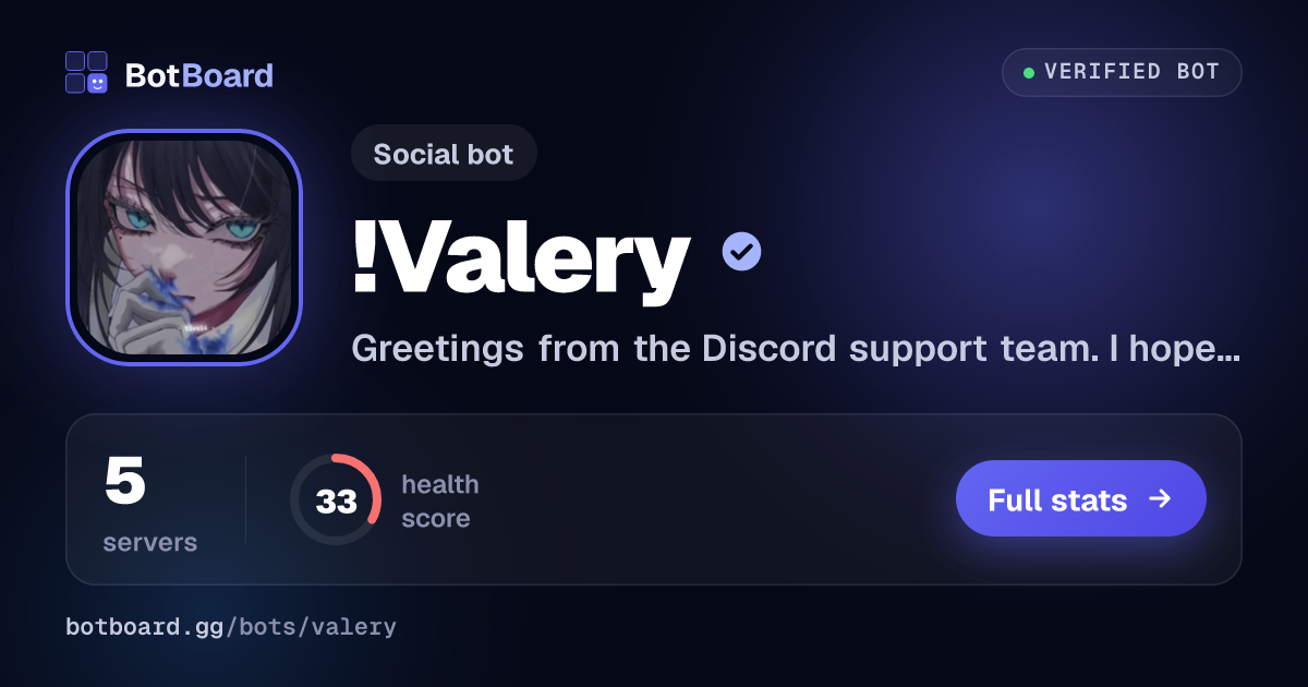 Share card for !Valery