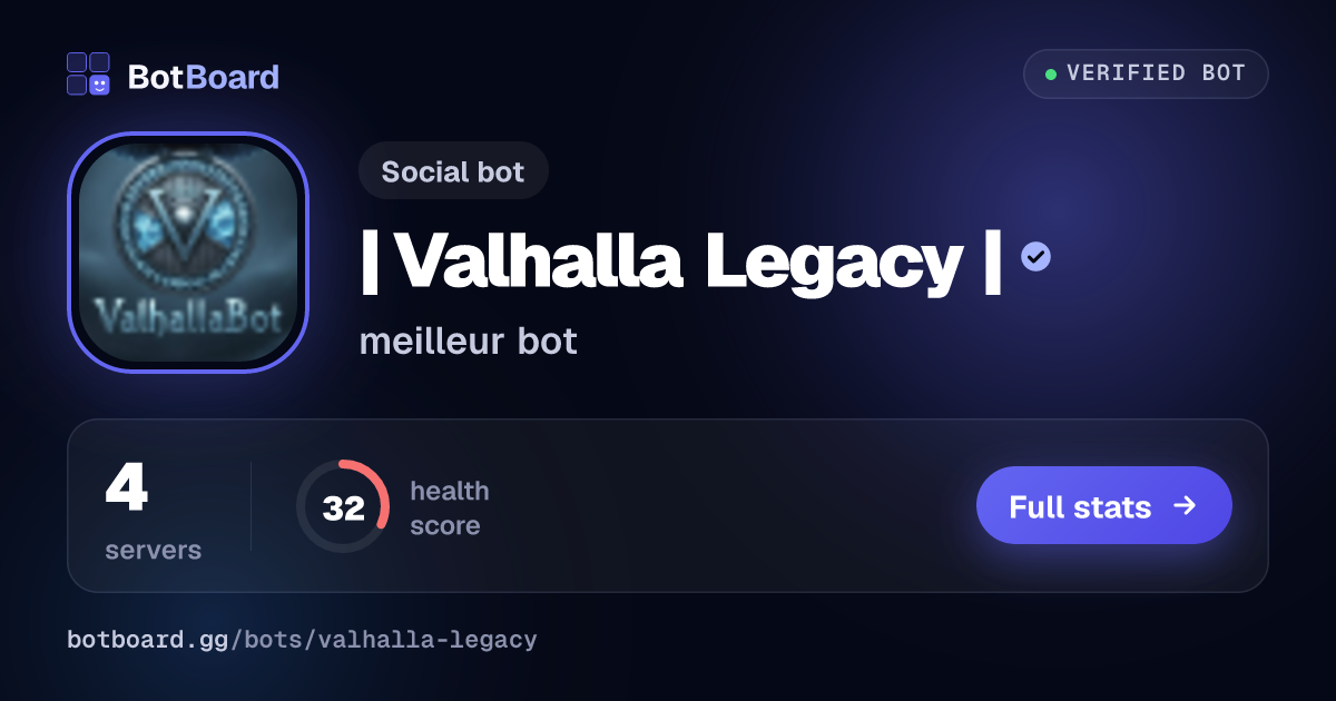 Share card for | Valhalla Legacy |