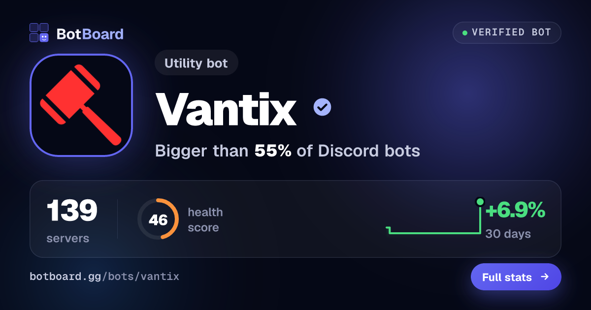 Share card for Vantix