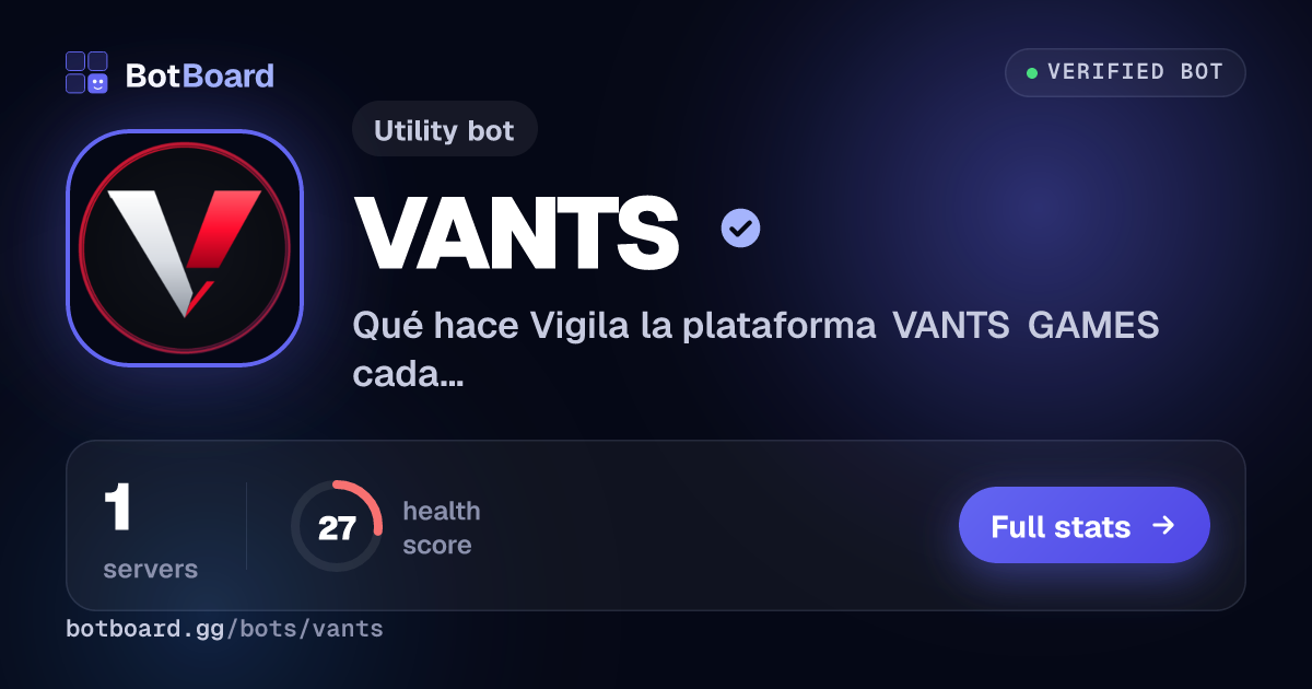 Share card for VANTS