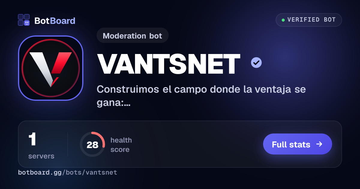 Share card for VANTSNET