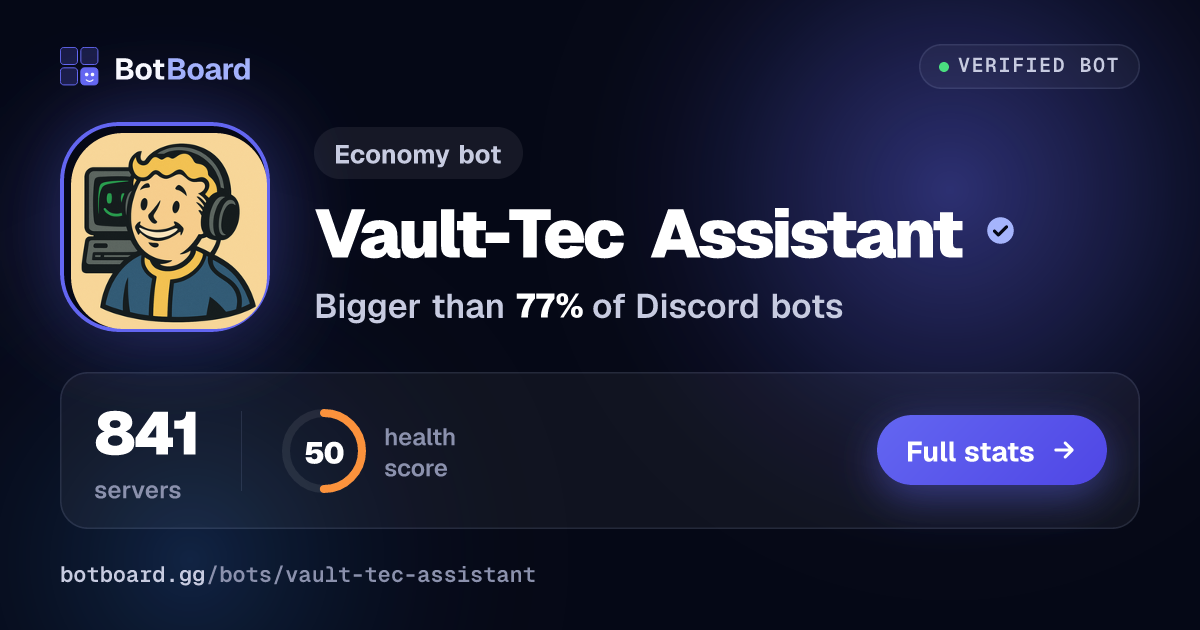 Share card for Vault-Tec Assistant