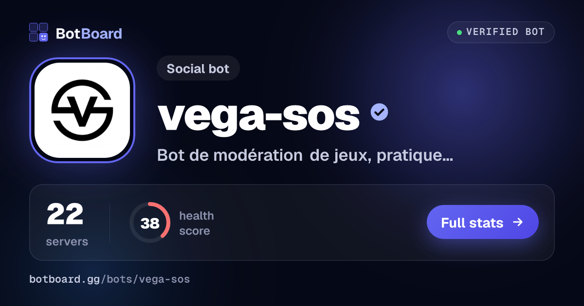 Share card for vega-sos