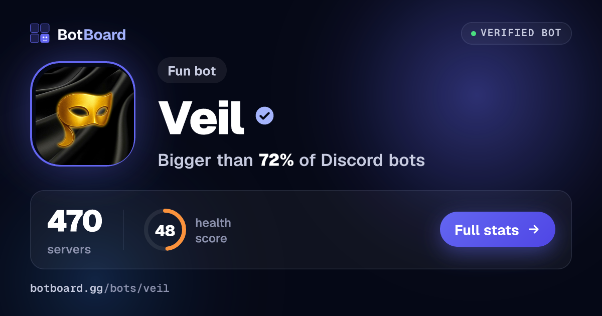 Share card for Veil