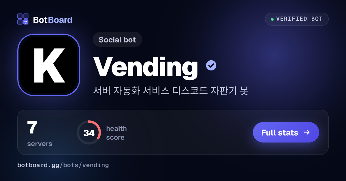 Share card for Vending