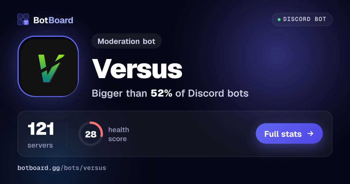 Share card for Versus