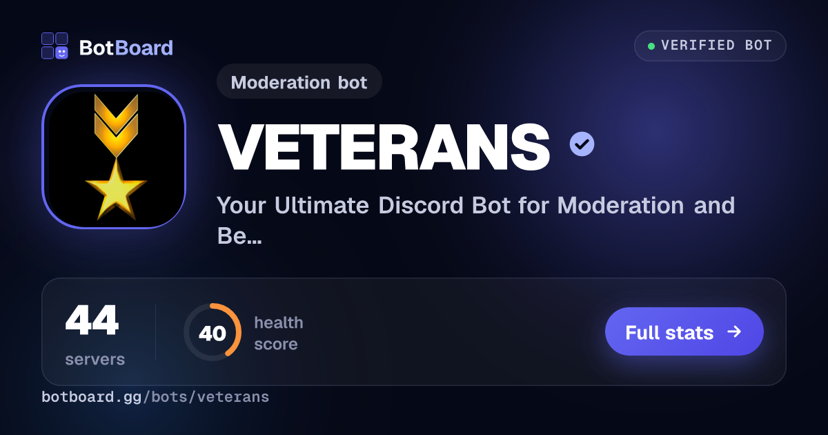 Share card for VETERANS