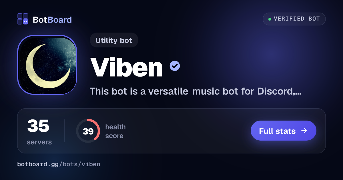 Share card for Viben