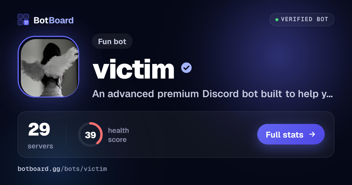 Share card for victim