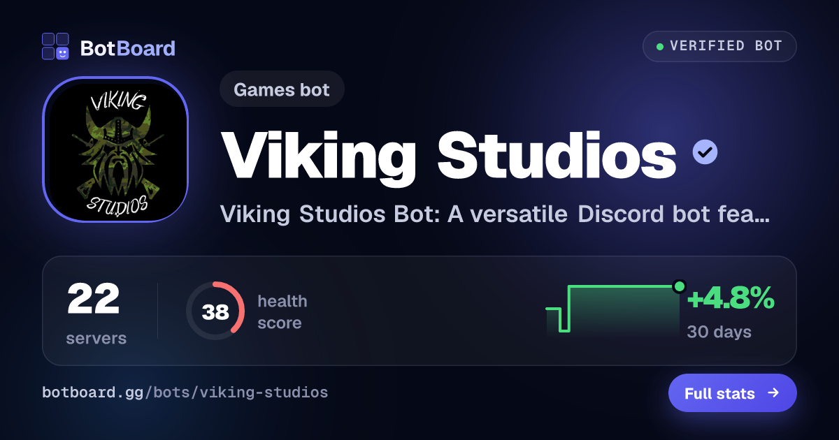Share card for Viking Studios