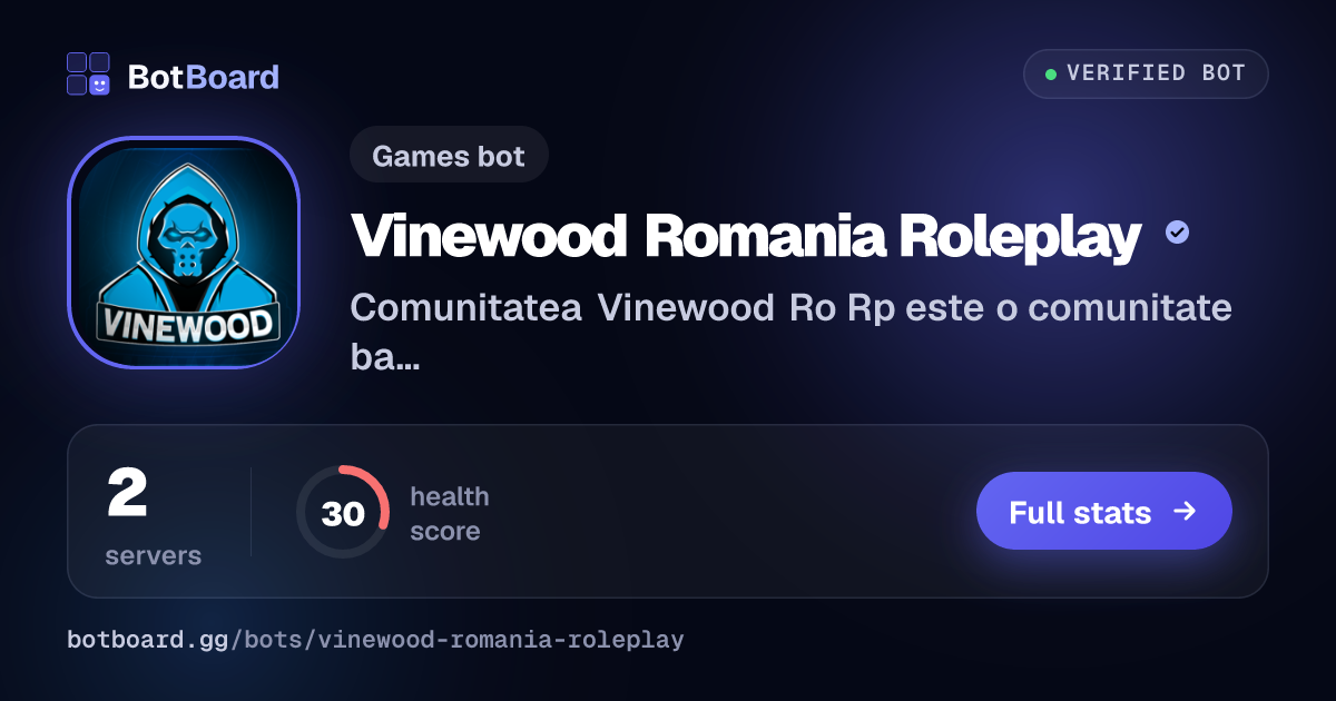 Share card for Vinewood Romania Roleplay