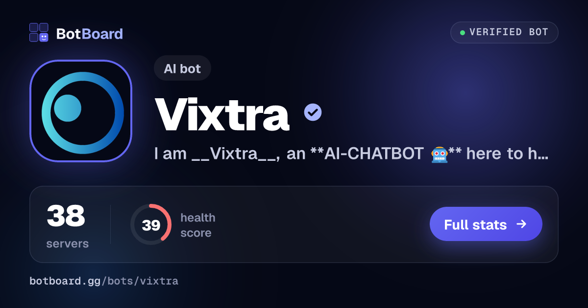 Share card for Vixtra