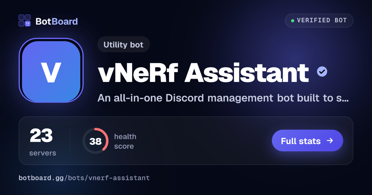 Share card for vNeRf Assistant