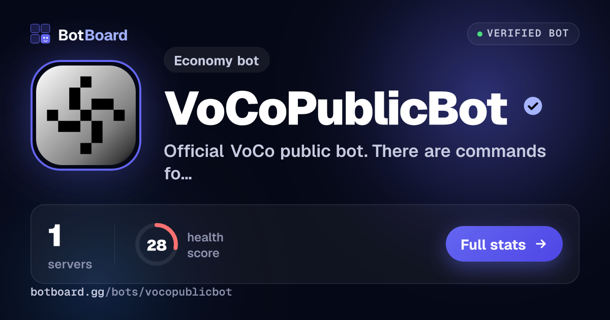Share card for VoCoPublicBot