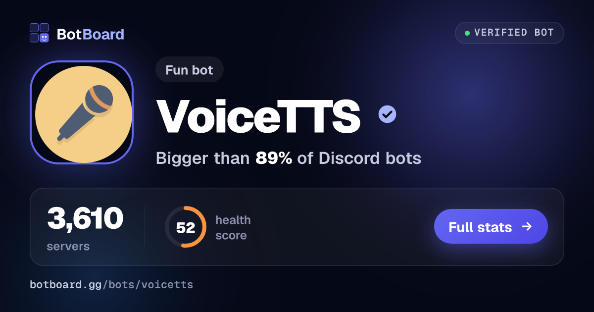 Share card for VoiceTTS