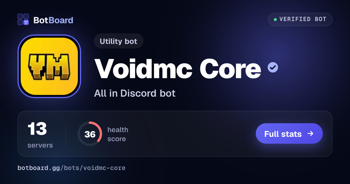 Share card for VoidMC・Core