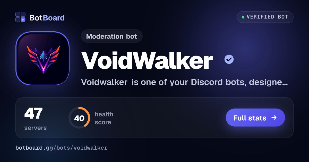 Share card for VoidWalker
