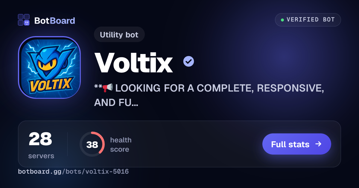 Share card for Voltix