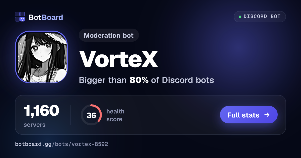 Share card for VorteX