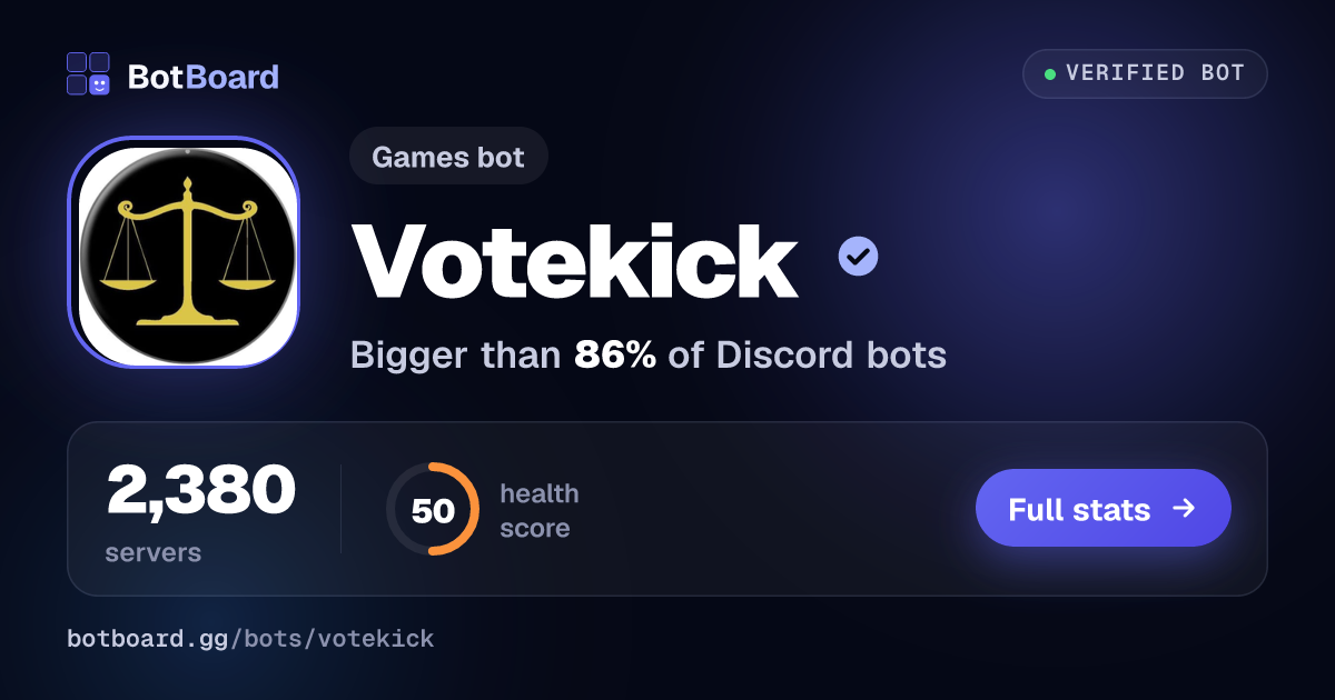Share card for Votekick