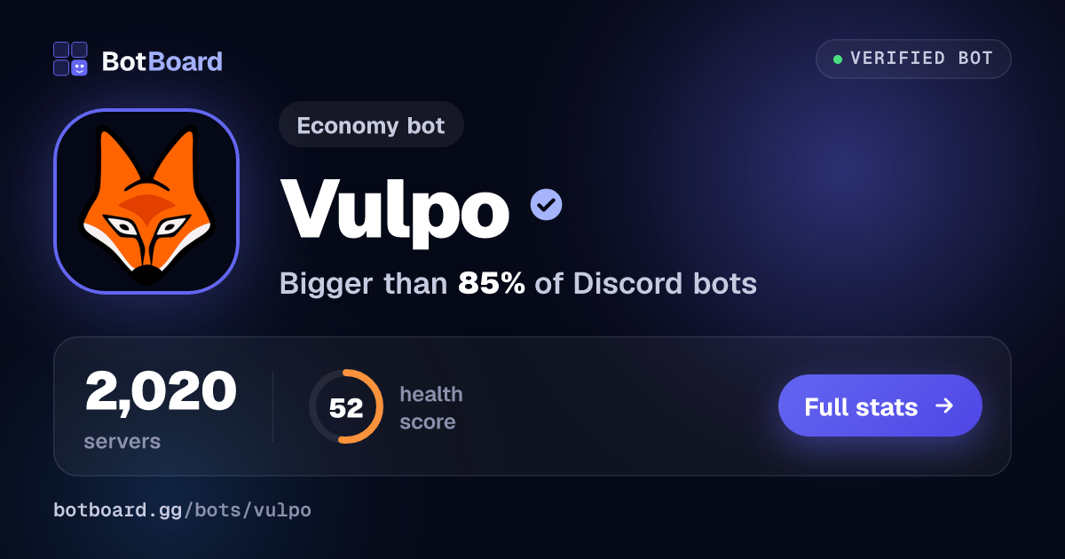 Share card for Vulpo