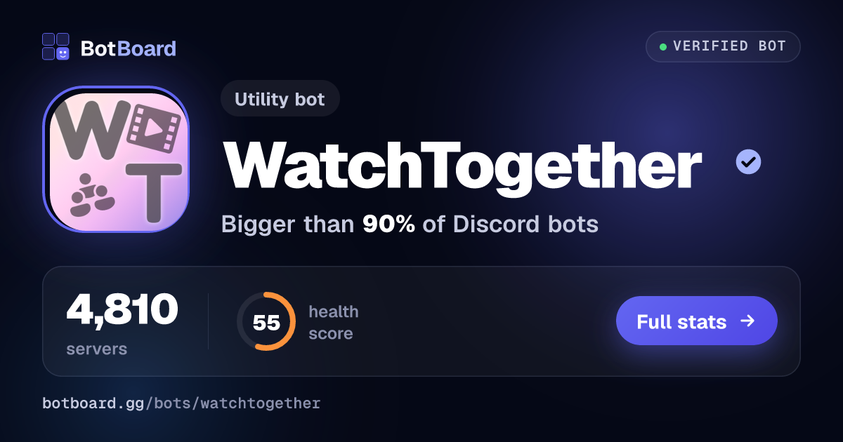 Share card for WatchTogether