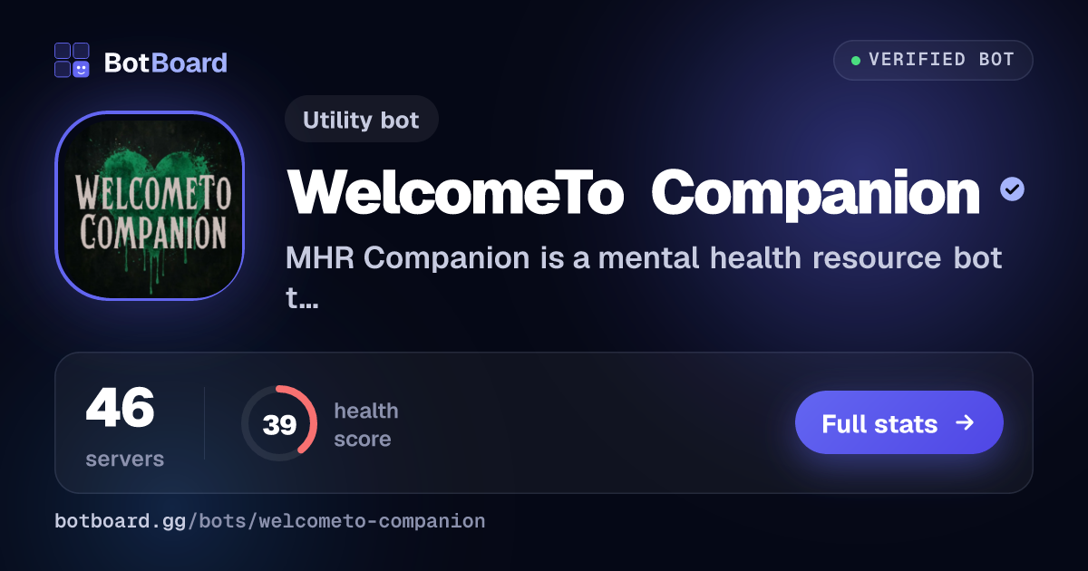 Share card for WelcomeTo Companion