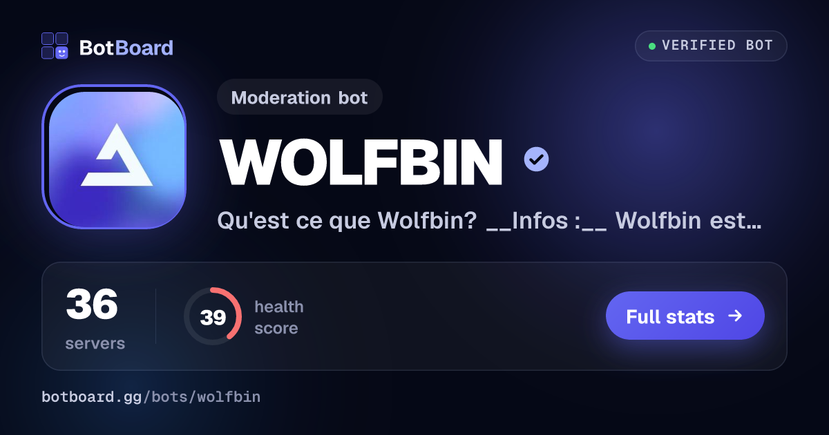 Share card for WOLFBIN