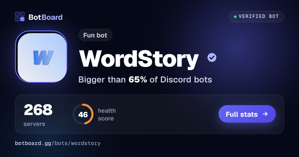 Share card for WordStory