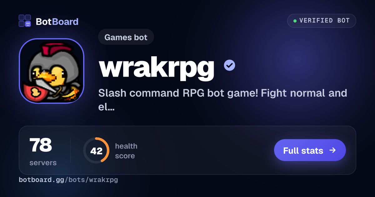 Share card for wrakrpg