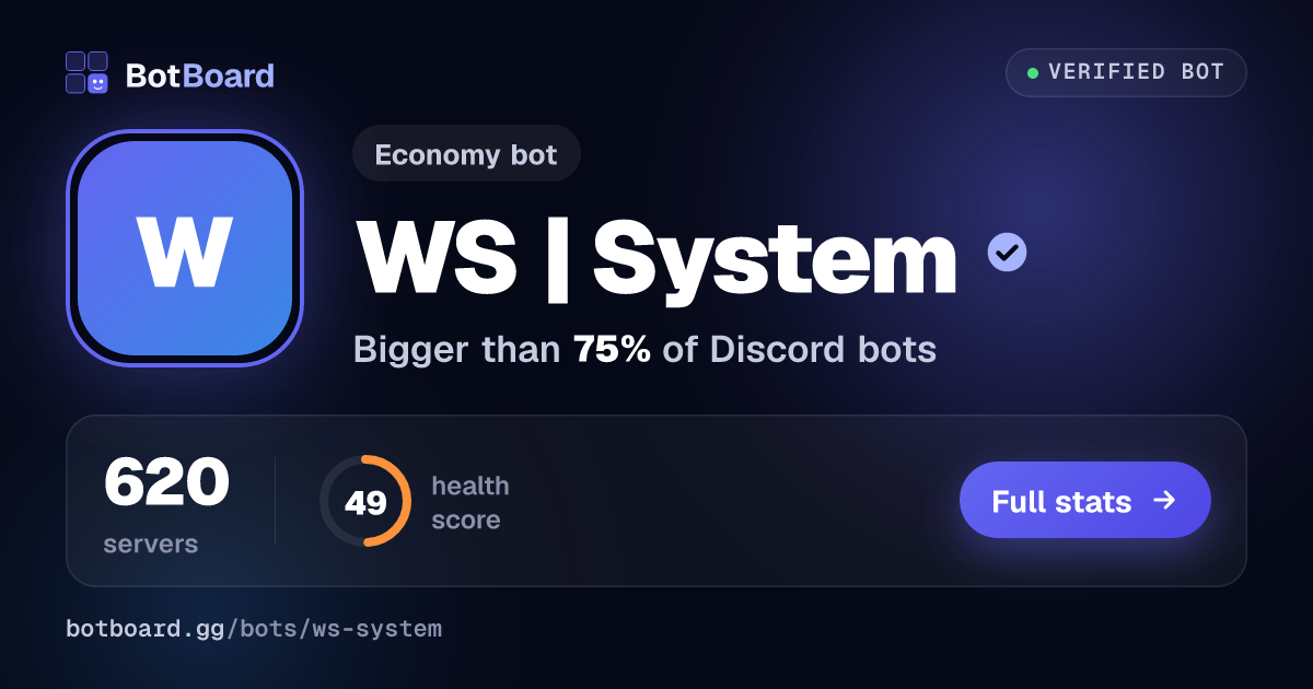 Share card for WS | System