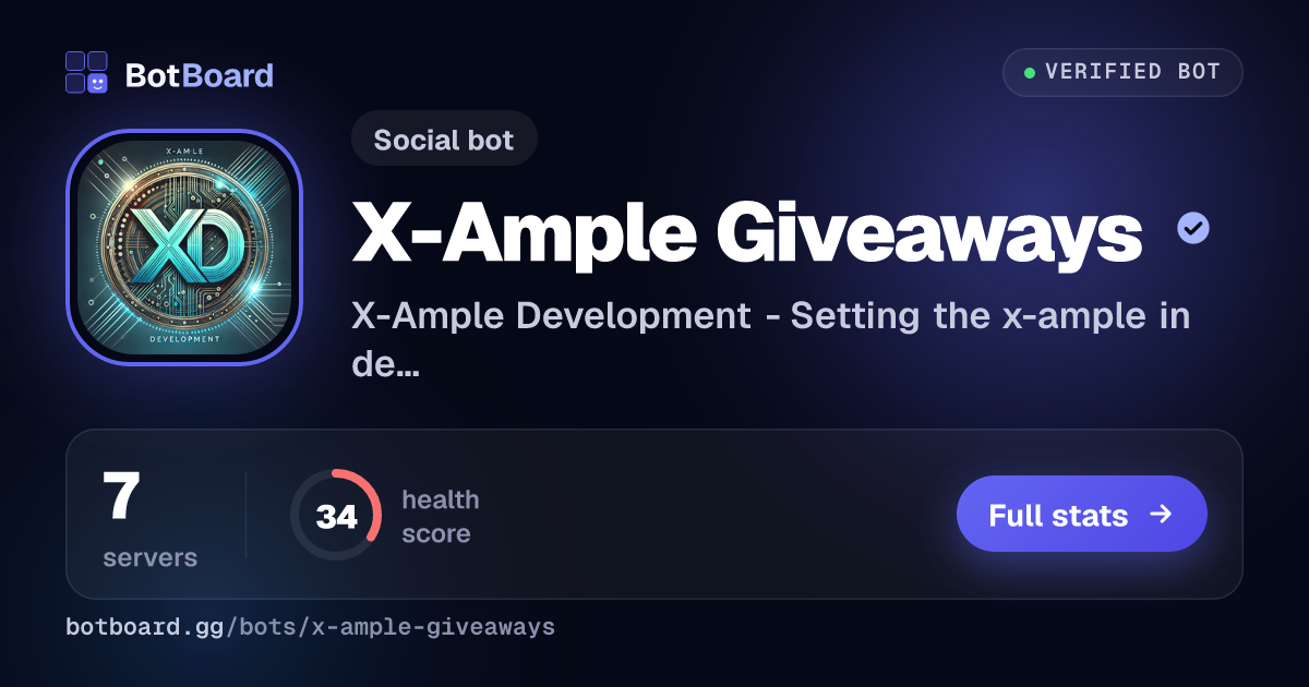 Share card for X-Ample Giveaways
