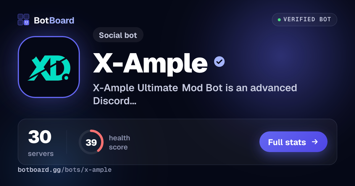 Share card for X-Ample
