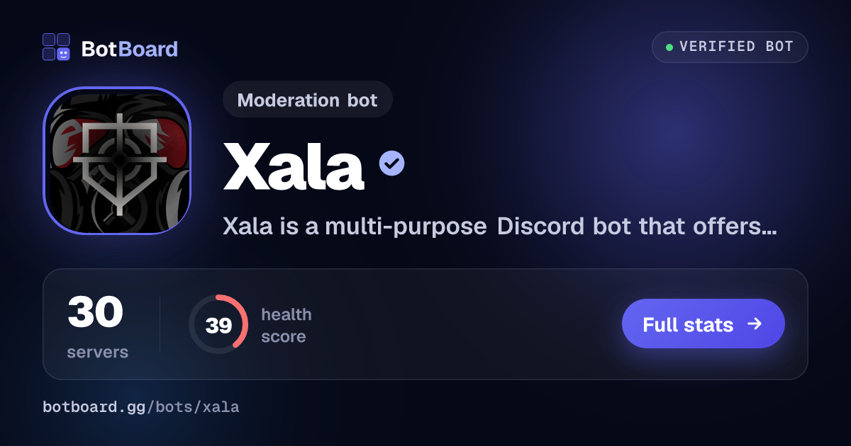 Share card for Xala