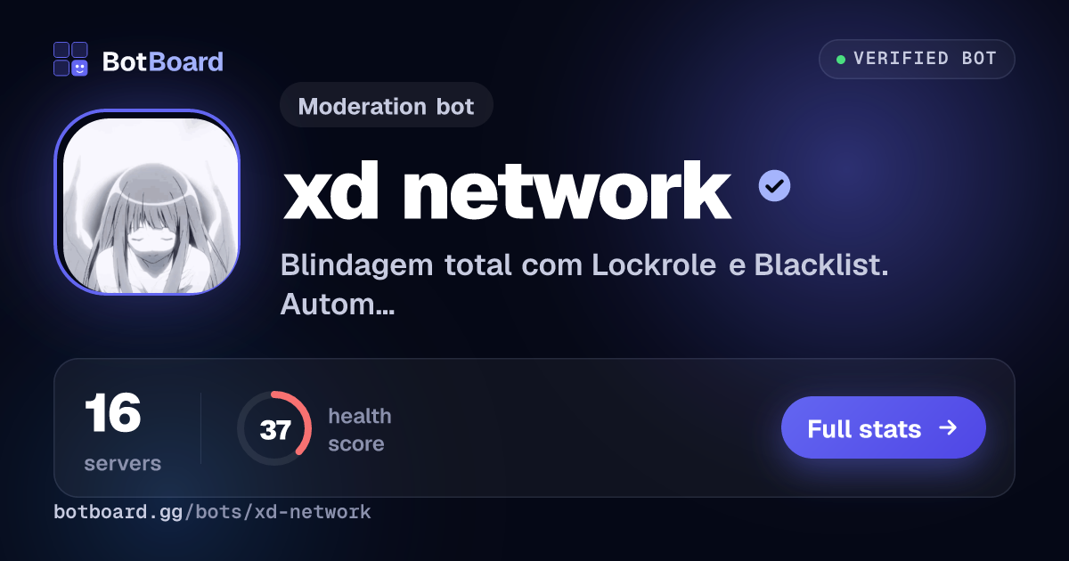 Share card for xd network