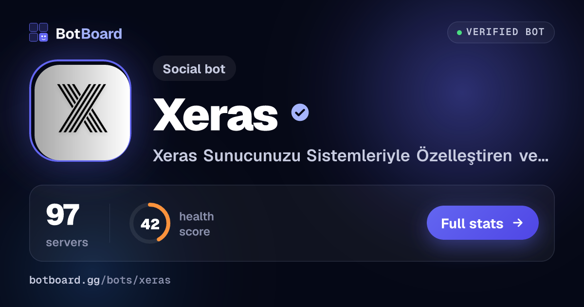 Share card for Xeras