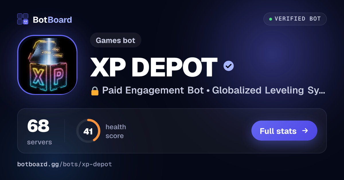 Share card for XP DEPOT