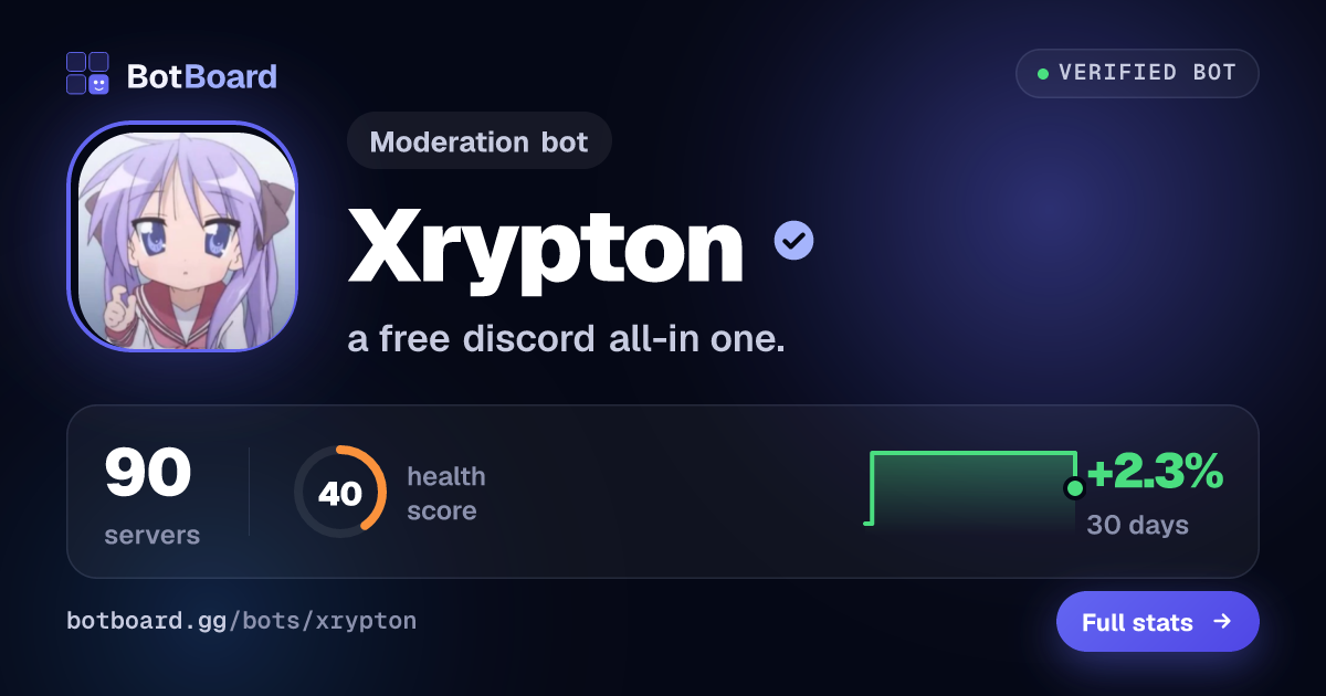Share card for Xrypton