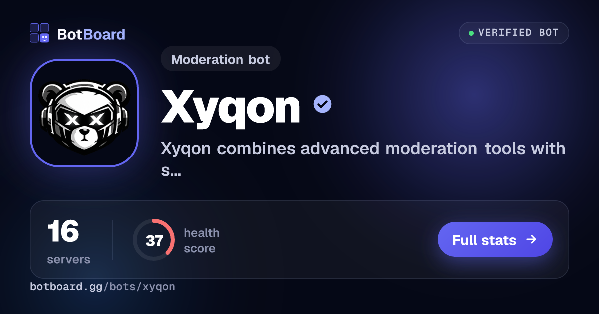 Share card for Xyqon