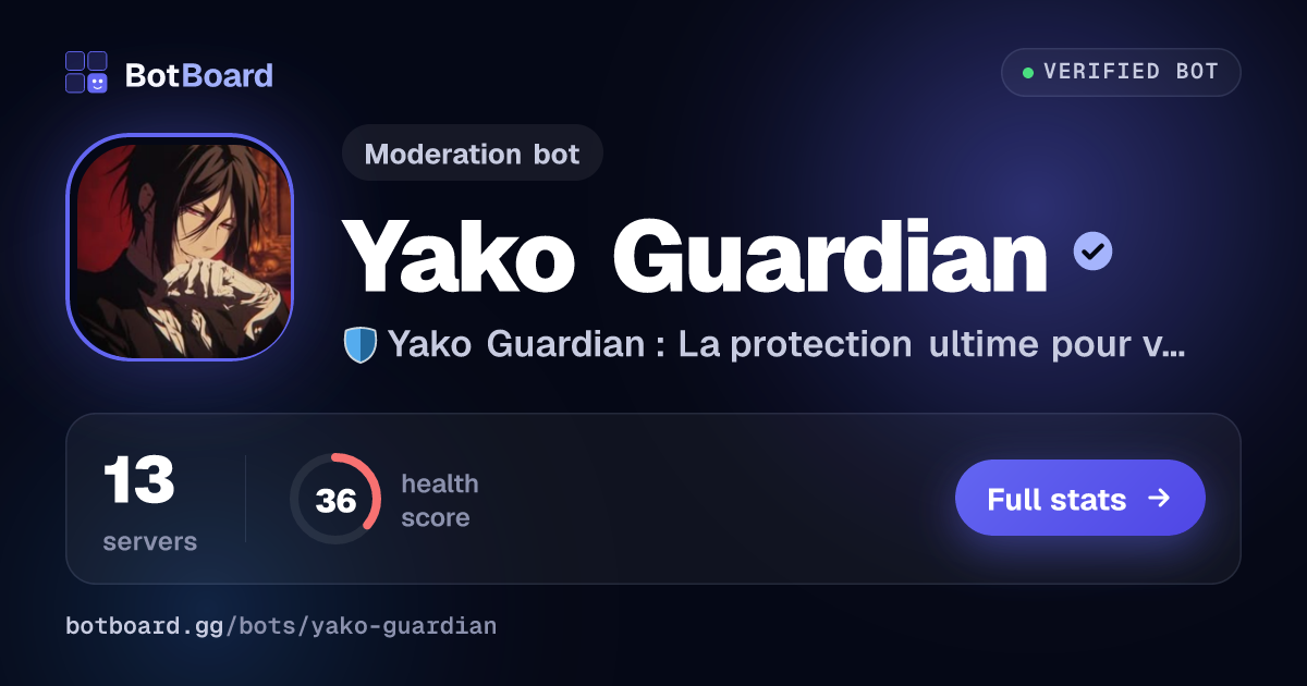 Share card for Yako Guardian