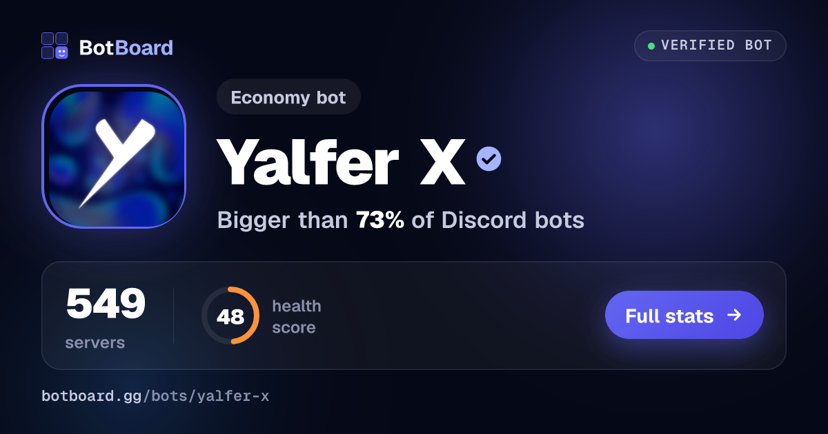 Share card for Yalfer X