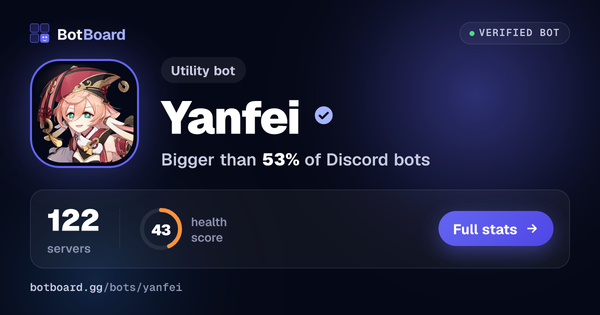 Share card for Yanfei