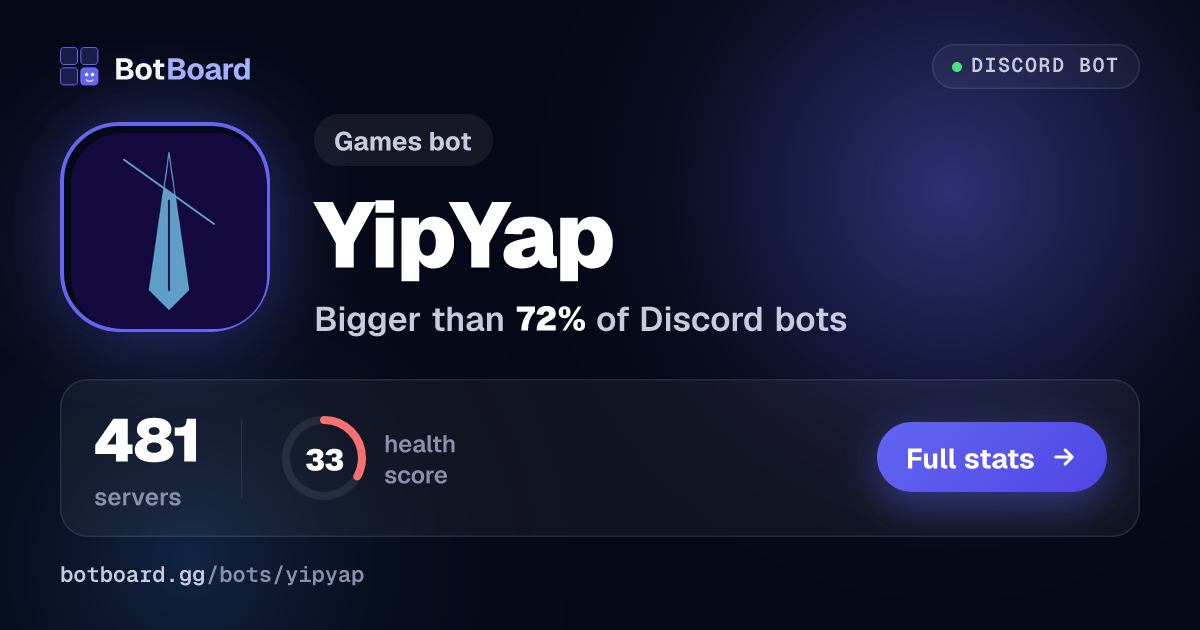 Share card for YipYap