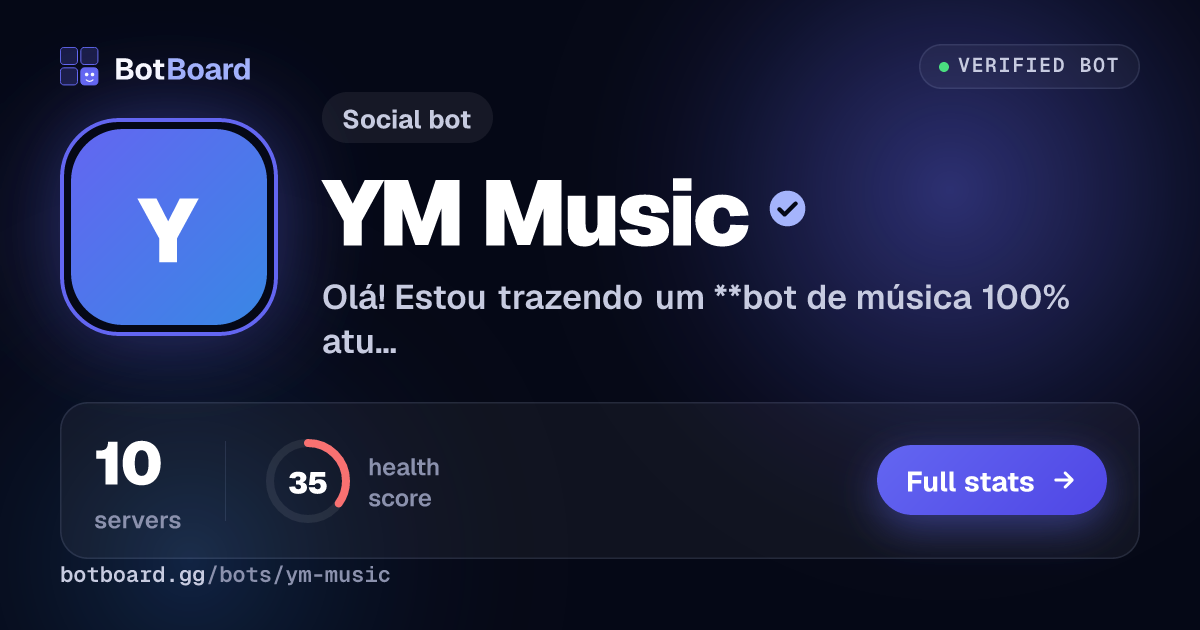 Share card for YM Music
