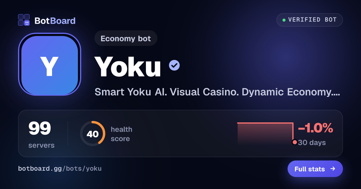 Share card for Yoku