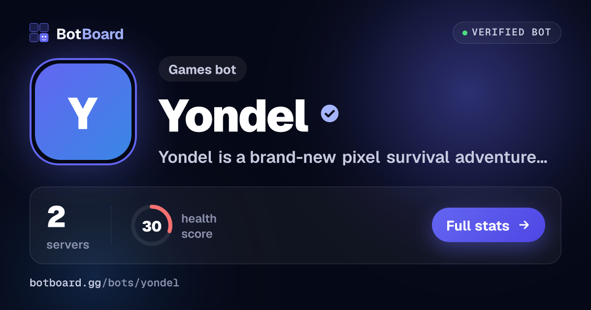 Share card for Yondel