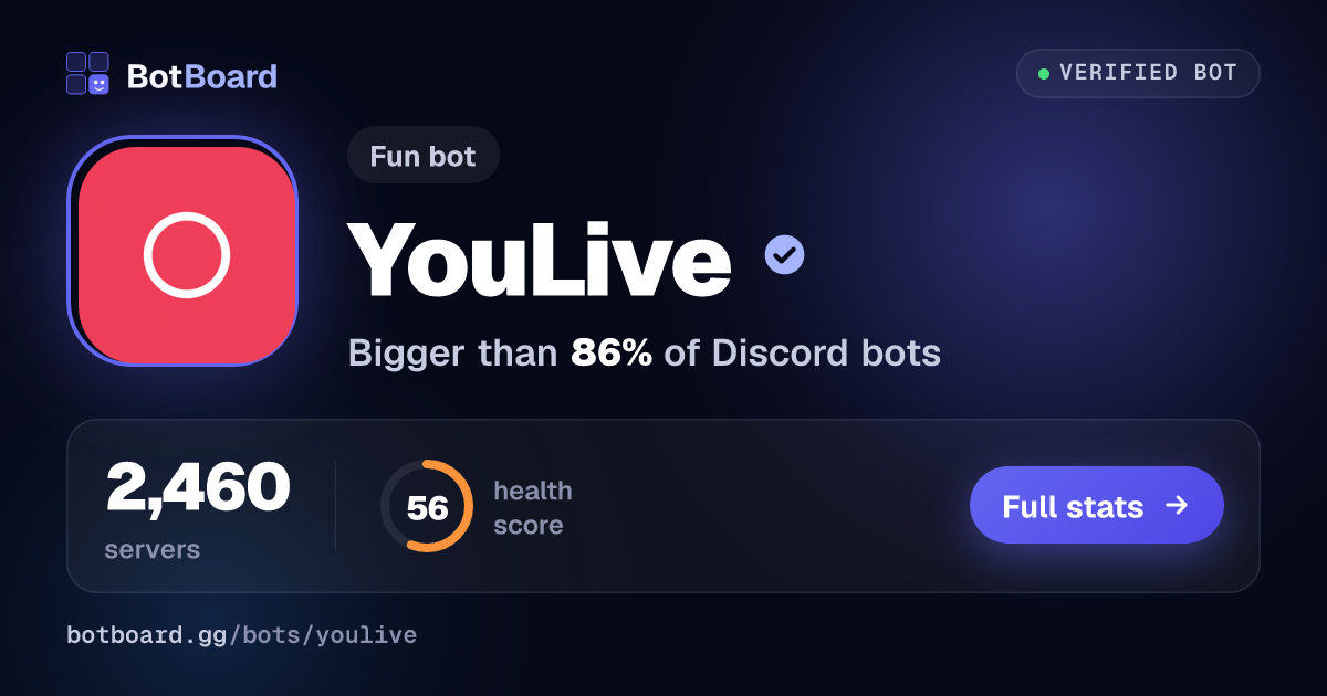 Share card for YouLive