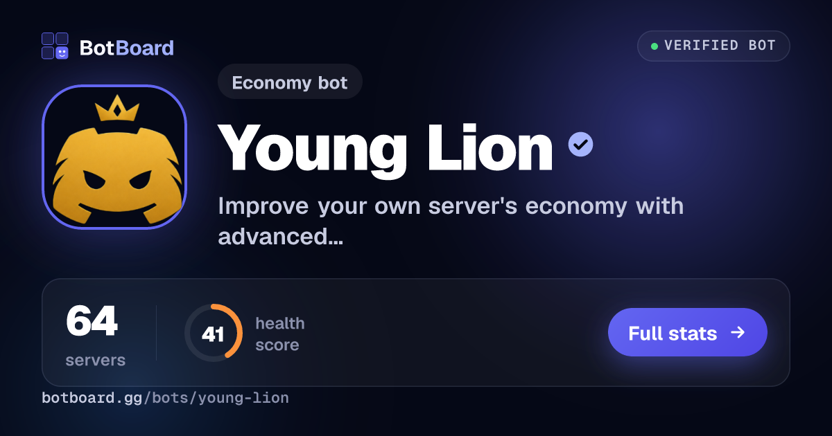 Share card for Young Lion
